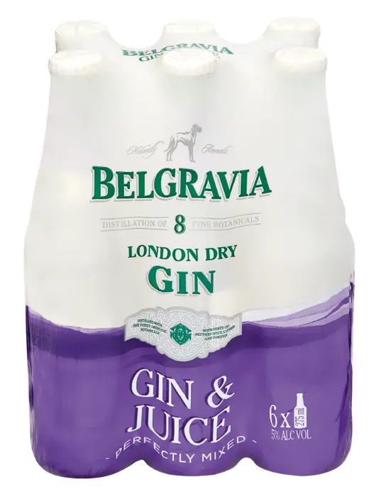 Picture of BELGRAVIA FLAVOURS 275ML x 6
