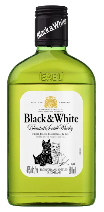 Picture of BLACK AND WHITE WHISKY 200ML x 24