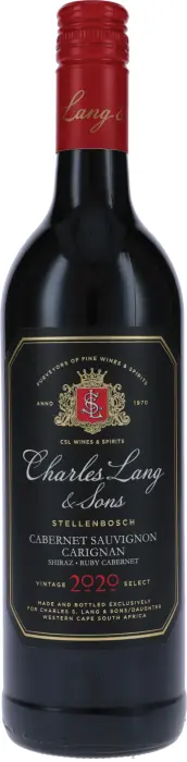 Picture of CHARLES LANG & SONS THE RED BLEND 750ML