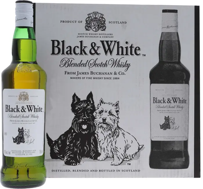 Picture of BLACK AND WHITE WHISKY 750ML x 12