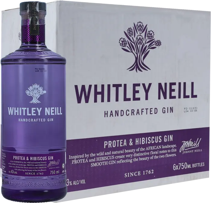 Picture of WHITLEY NEILL FLAVOURS PROTEA & HIBISCUS 750ML x 6