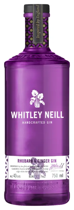 Picture of WHITLEY NEILL FLAVOURS RHUBARB & GINGER 750ML