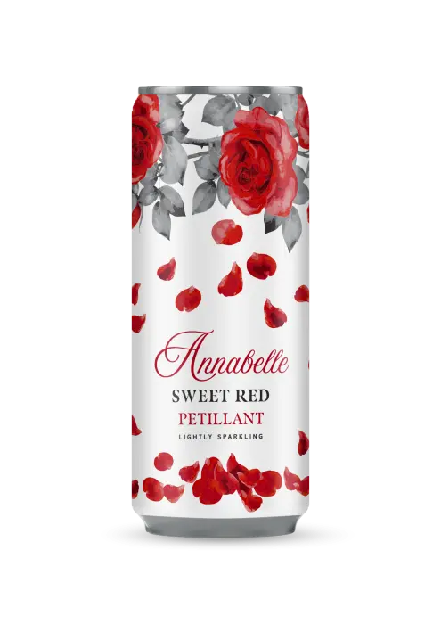 Picture of ANNABELLE SWEET RED PETILLANT CAN 250ML x 6