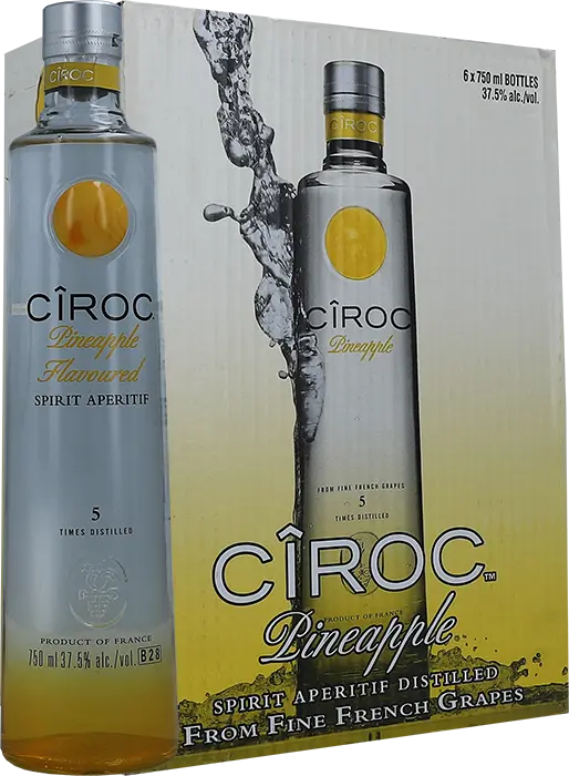 Picture of CIROC VODKA RANGE PINEAPPLE 750ML x 6