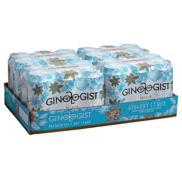 Picture of GINOLOGIST FLAVOURS GIN & DRY LEMON 440ML x 24