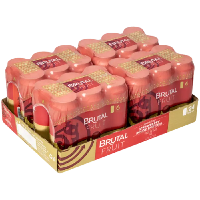 Picture of BRUTAL FRUIT STRAWBERRY ROUGE CAN 500ML x 24