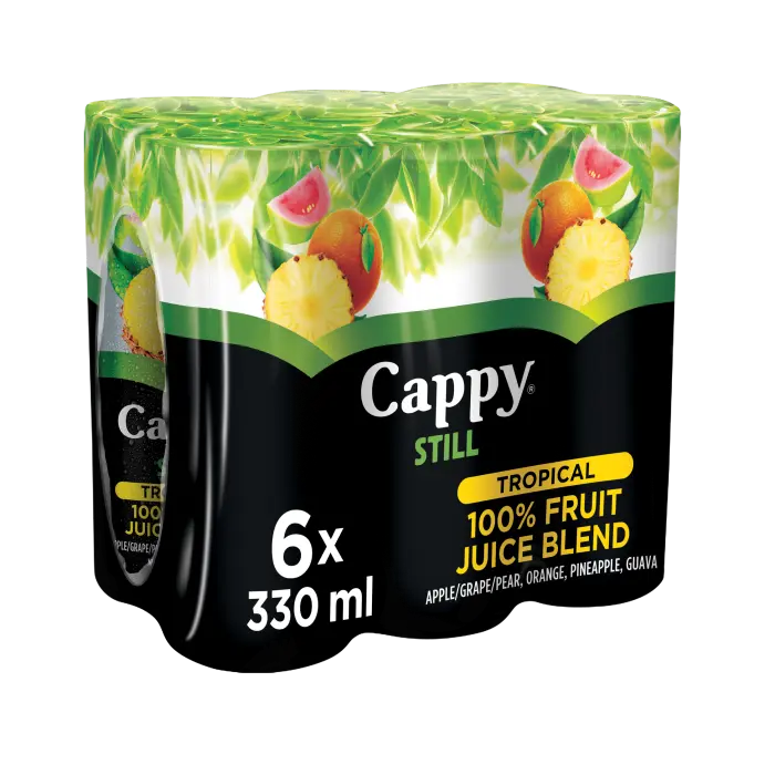 Picture of CAPPY FLAVOURS TROPICAL 330ML x 6