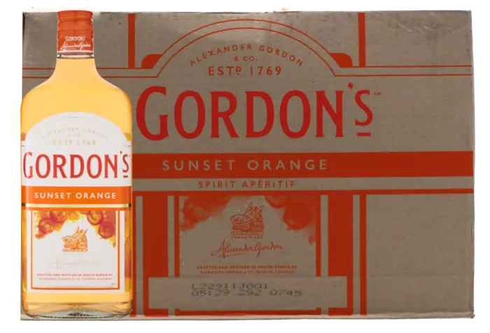 Picture of GORDONS SUNSET ORANGE 750ML x 12