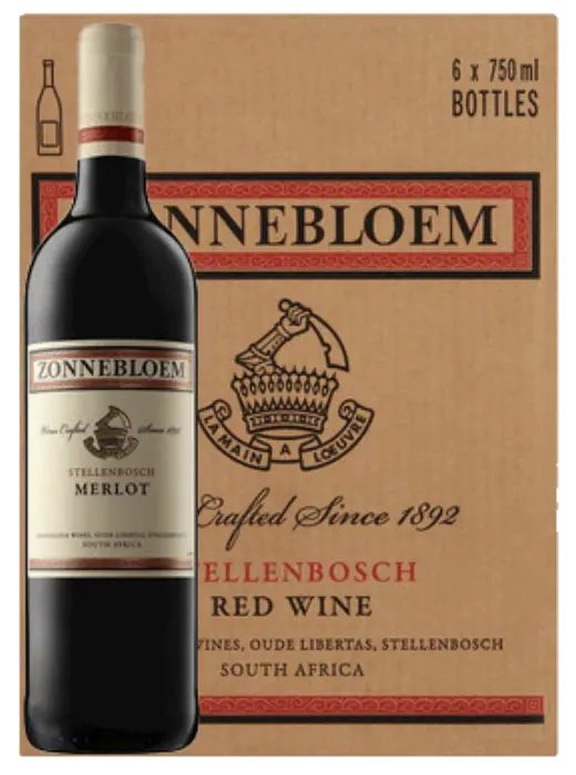 Picture of ZONNEBLOEM MERLOT 750ML x 6