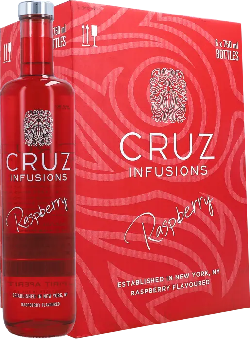 Picture of CRUZ FLAVOURS VODKA RASPBERRY 750ML x 6