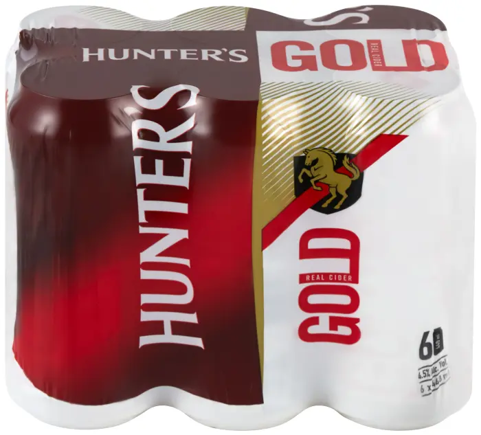 Picture of HUNTERS GOLD CAN 440ML x 6