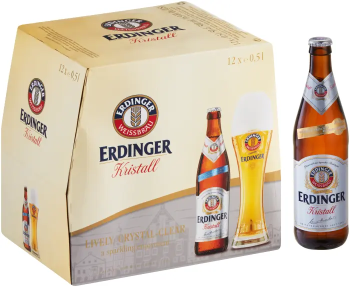 Picture of ERDINGER CRYSTAL CLEAR 500ML x 12