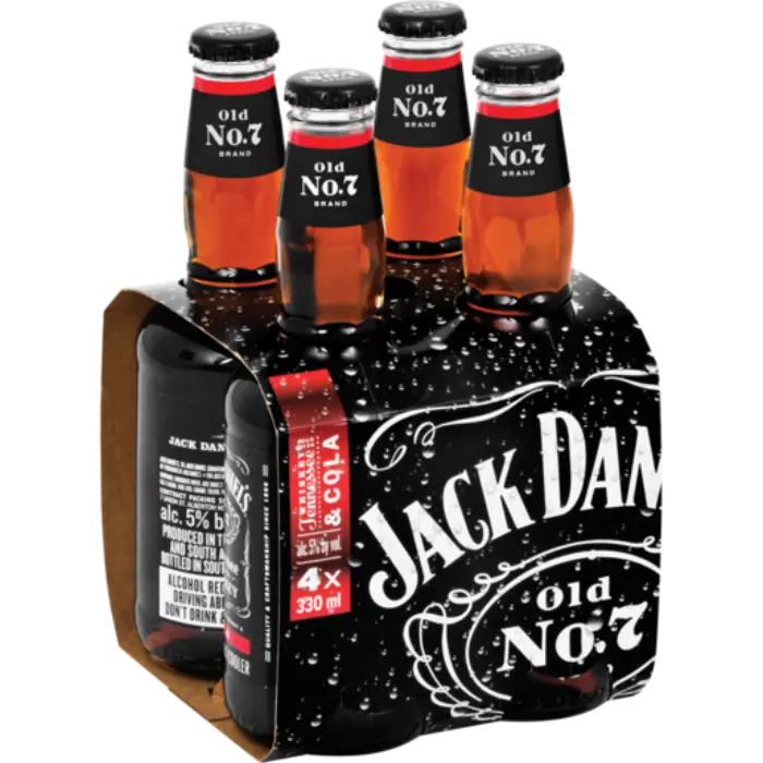 Picture of JACK DANIELS COLA 330ML x 4