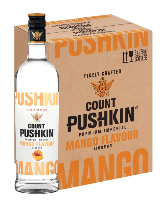 Picture of COUNT PUSHKIN FLAVOURS MANGO 750ML x 6