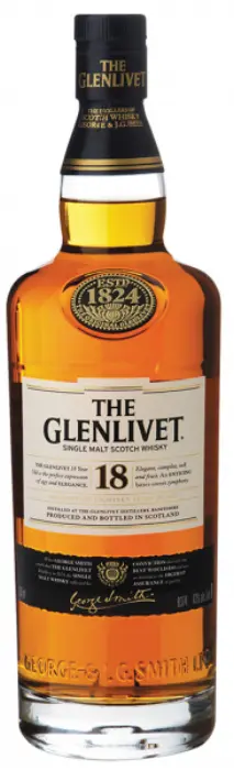 Picture of GLENLIVET 18 YR MALT 750ML x 6