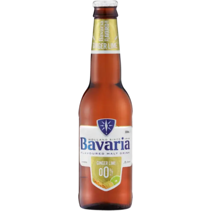Picture of BAVARIA ZERO MALT GINGER LIME 330ML x 6