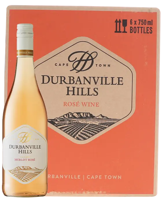 Picture of DURBANVILLE HILLS MERLOT DRY ROSE 750ML x 6