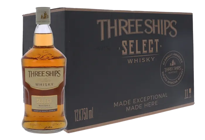 Picture of THREE SHIPS WHISKY 750ML x 12