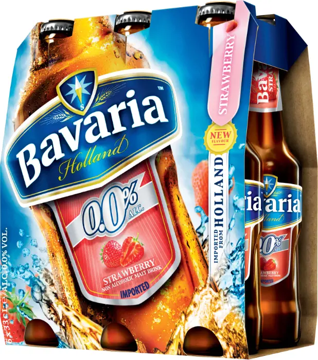 Picture of BAVARIA ZERO MALT STRAWBERRY 330ML x 6