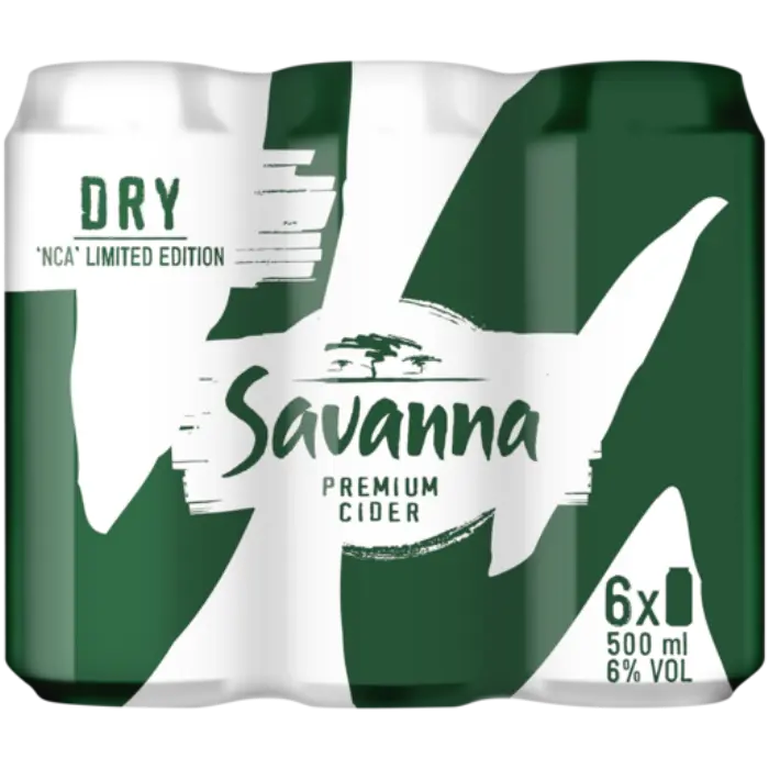 Picture of SAVANNA DRY CAN 500ML x 6