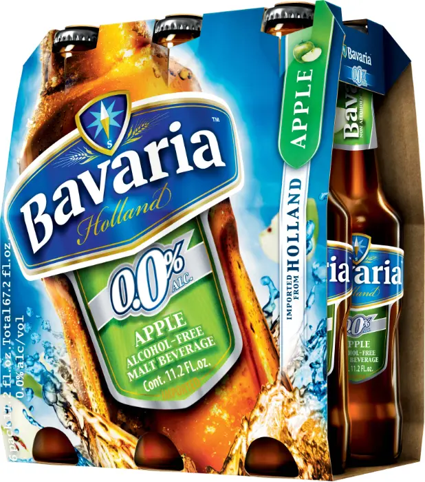 Picture of BAVARIA ZERO MALT APPLE MALT 330ML x 6