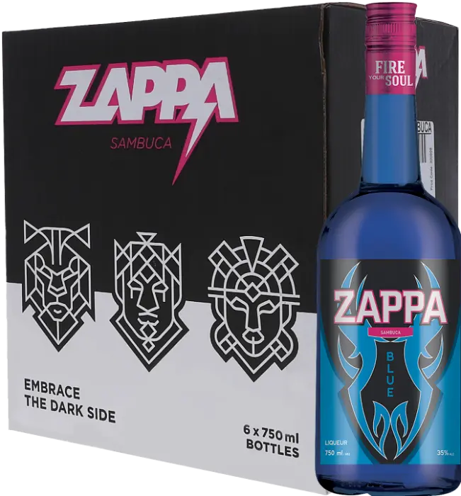 Picture of ZAPPA SAMBUCA BLUE 750ML x 6