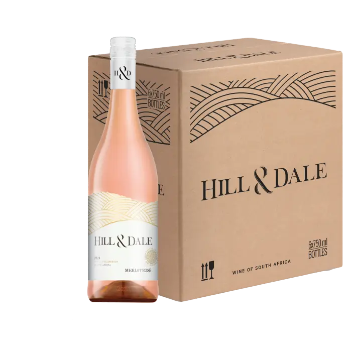 Picture of HILL & DALE DRY ROSE MERLOT 750ML x 6