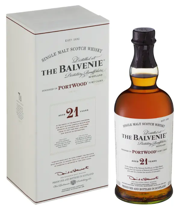 Picture of BALVENIE PORTWOOD 21 YR MALT 750ML