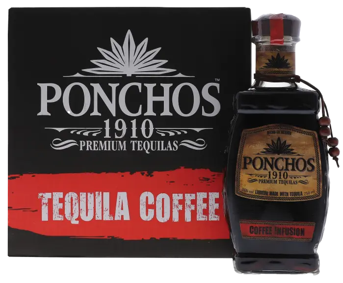 Picture of PONCHOS 1910 COFFEE TEQUILA 750ML x 6