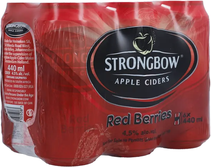 Picture of STRONGBOW RED BERRIES CAN 440ML x 6