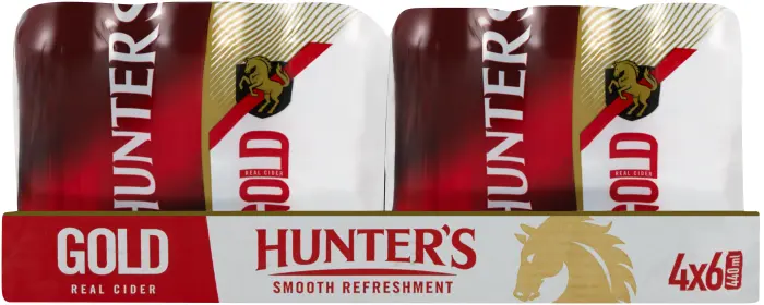 Picture of HUNTERS GOLD CAN 440ML x 24