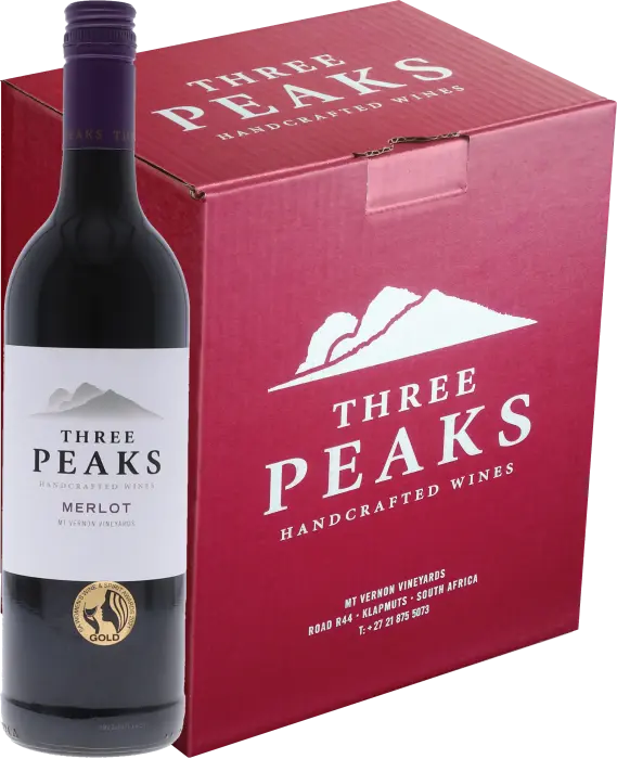 Picture of THREE PEAKS MERLOT 750ML x 6