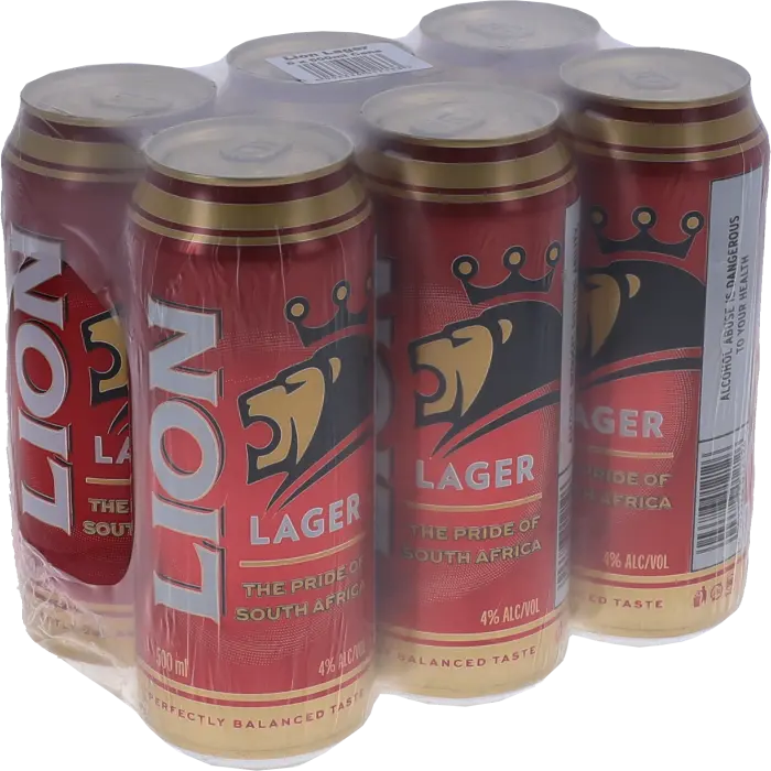 Picture of LION LAGER CAN 500ML x 6