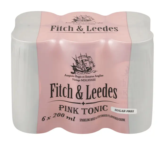 Picture of FITCH & LEEDES S/F PINK TONIC CAN 200ML x 6