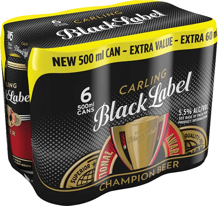 Picture of BLACK LABEL CAN 500ML x 6