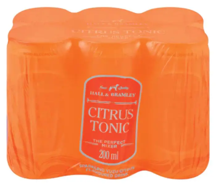Picture of HALL & BRAMLEY CAN CITRUS TONIC 200ML x 6