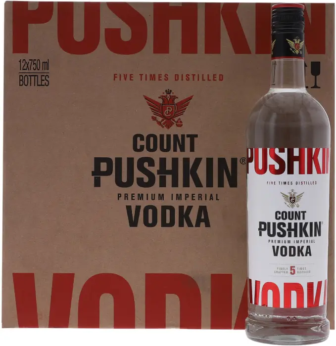 Picture of COUNT PUSHKIN VODKA 750ML x 12