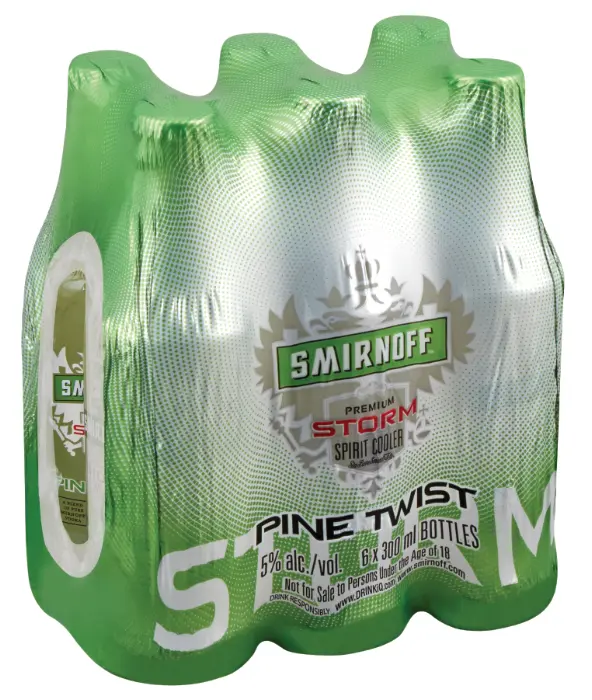 Picture of SMIRNOFF STORM PINE TWIST NRB 300ML x 6