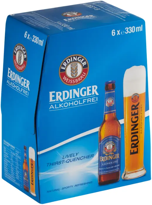 Picture of ERDINGER NON ALCOHOLIC 330ML x 6
