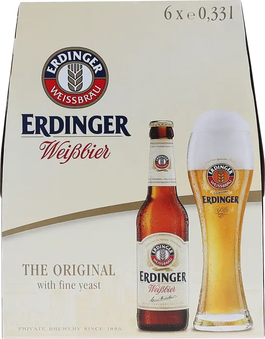 Picture of ERDINGER WHEAT YEAST 330ML x 6