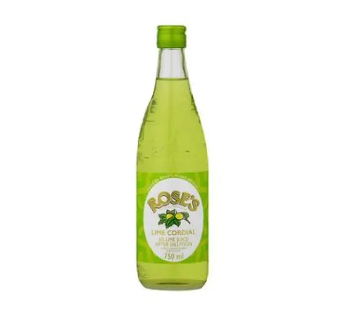 Picture of ROSES CORDIAL LIME JUICE 750ML