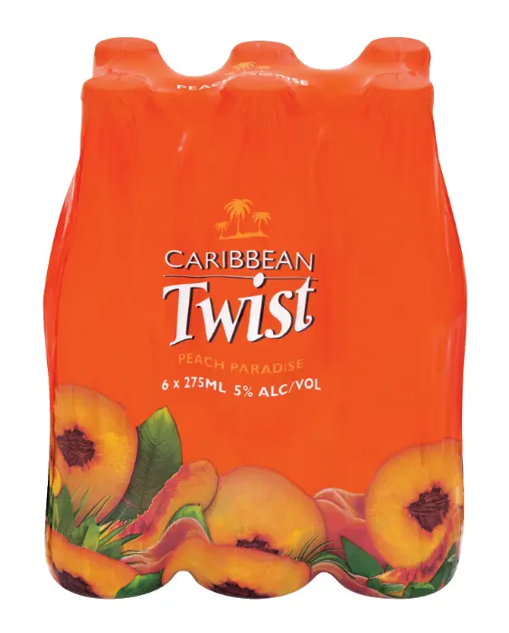 Picture of CARIB TWIST NRB PEACH PARADISE 275ML x 6
