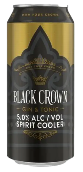 Picture of BLACK CROWN GIN & TONIC 440ML x 6